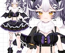 キャラデザ～全身モデリングまで制作いたします 商用利用料込み！高品質なモデルでVtuberデビュー！ イメージ3