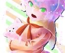 一枚絵のイラストを描きます 動画用、本の表紙、うちの子のイラスト等 イメージ5