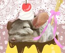 ペットの写真でオリジナルSNSアイコンを作ります <季節やテーマに沿ってペットの写真を使いイラストを作成> イメージ1