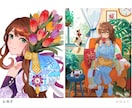 商用◎優しく温かな世界観が好きな貴方へお描きします 配信/Vtuber/MV/歌ってみた/立ち絵/アイコンなど イメージ4