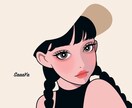 オシャレでかっこいいSNS映えするイラスト描きます 最短２日！安心丁寧にスピーディに出荷！アイコン/似顔絵など イメージ7