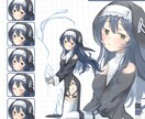 TRPG／IRIAMU用立ち絵制作いたします 可愛いオリジナルキャラクターの女の子描きます！！ イメージ3