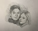 手描きで味のある鉛筆画の似顔絵を作成します 〜手描きの鉛筆画で、写真には無い味を〜 イメージ8