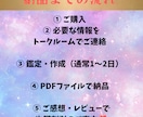 あなた専用のデジタル鑑定書をお届けます あなただけの占い鑑定書をPDFでお届けします！ イメージ4