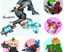 SNSにも使える、鮮やかなアイコンをお描きします 可愛いもかっこいいも、お客様の要望にお応えします イメージ2