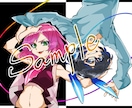 グッズ制作用イラストを描かせて頂きます 表情、ポーズ…どんなご要望にもお応えします！ イメージ6