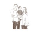 大切な思い出を、やさしい似顔絵にします 記念日も、何気ない日常も。大切なあの日の思い出を特別な1枚に イメージ5