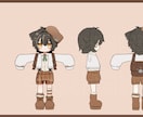 可愛い★Vtuberやゆっくりの立ち絵描きます 可愛い/カッコいい！自分だけのオリジナルキャラクター!! イメージ6
