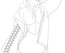 キャラクター線画制作いたします 線画の描きおこし、クリーンアップいたします！ イメージ3