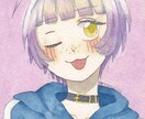 SNS用アイコンを透明水彩で描き原画をお送りします ご相談、お見積もりなどお気軽にどうぞ！ イメージ3