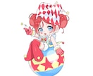 目を引く女の子のイラストをお描きいたします SNSアイコンや歌ってみたなどに！ イメージ4