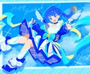 線画なし！女の子等身イラスト描きます ロリータ、ゴシック等可愛い服をきた女の子の衣装デザインも！ イメージ4