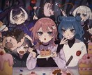 可愛いアイコン用イラストを作成します 目がきゅるきゅるで可愛いアイコンイラストを描きます イメージ3