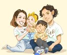 写真から、個性の伝わる似顔絵を描きます 少しデフォルメを加え、印象的な一枚に仕上げます イメージ3