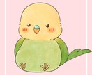 水彩タッチのゆるかわ動物アイコン描きます SNS・ブログ等で使える、ゆるっと可愛いアイコンです。 イメージ7