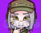 ポップで可愛い似顔絵アイコン描きます SNSアイコンや動画内イラストとしていかがですか？ イメージ2