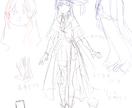 人物イラスト承ります 可愛いキャラクターが得意!立ち絵やデザインなどもお任せ下さい イメージ4