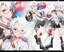 企業実績有‼️可愛い立ち絵一枚絵キャラデザできます 少年少女の絵はお任せください！！ イメージ9