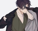 退廃的で美しい世界観のイラストをお届けいたします 物語のワンシーンを視覚化【立ち絵・夢絵】 イメージ1