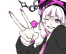 SNSイラスト、アイコン制作いたします ダークなものから可愛らしいイラストまで イメージ1