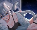 立ち絵･サムネ･1枚絵などのイラスト制作します 艶やかで可愛い女の子、デフォルメ立ち絵等お任せ下さい！ イメージ3