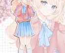 商用利用OK桜と春服量産イラスト描きます 早期購入でバストアップトリミング加工イラストが付いてきます! イメージ5
