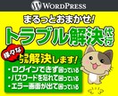 ワードプレスのトラブル代行いたします 「ワードプレスにログインできない、エラー画面が出ている」 イメージ1