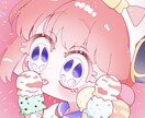 ぎゃるぎゃるなイラスト描きます ギャルっぽくデフォルメっぽいかわいいイラストを描きます‼️ イメージ2