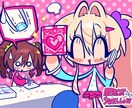 平成カワイイ！デフォルメイラストお描きします ポップで懐かしい雰囲気のイラストをお届け！商用利用OKです♪ イメージ4
