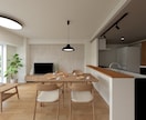 インテリア内観パースの作成をいたします 戸建て、マンション、店舗等ご要望に添ったパースを作成します イメージ7