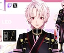 Vtuberデビュー！Live2Dモデル制作します IRIAM用も！キャラデザ、パーツ分け、モデリングの全工程 イメージ8