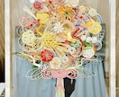 大きな花束の水引アートを作成します 【スピード仕上げ対応】【オプションにないご要望も相談可♪】 イメージ1