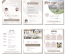 ヨガ講師さんに｜インスタ用テンプレート販売します Canva編集｜ミルクティーピンク/テンプレ30枚セット イメージ10