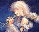 商用可◎厚塗り風のキャラクター、一枚絵を制作します 男女キャラ/背景/アイコン/MV絵/配信サムネ/歌ってみた イメージ5
