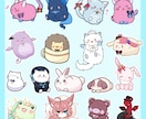 表情二種制作！デフォルメイラストお描きします 商用利用・グッズ作成可能なミニキャライラストの制作 イメージ7