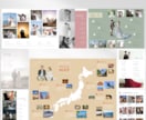 100P超もらえる！プロフィールブックが作れます 人気デザイン丸ごと納品！新郎新婦様好みにカスタマイズ❂ イメージ7