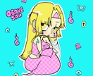 海外風のポップで可愛いキャラクター作成します 可愛くてユニークなキャラクター、ポップで海外風のテイスト！ イメージ4
