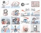 商用OK！多目的に使えるポップなイラスト描きます 挿絵・スタンプなどに！ワンポイントから複雑なものまで。 イメージ6