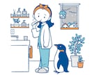 商用利用可！シンプルで優しいイラスト制作します メッセージが伝わる！挿絵・HP・チラシ等/大量注文実績あり！ イメージ2