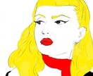 画像をもとにおしゃれなイラスト作成します SNSアイコン、デザインの素材などに！ イメージ1