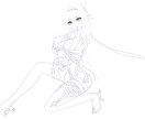 オリジナルキャラクターの立ち絵線画を描きます あなたの想像力を美しいイラストにてお届けします イメージ1