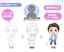 ゲーム配信者向けアニメ塗りアイコン作成します 商用OK・表情差分付！プロの現場経験を活かした高品質アイコン イメージ5