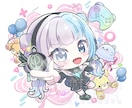 商用利用可！背景・小物込み！ミニキャラを描きます Youtube、アイコン、グッズ展開に可愛いミニキャラを♪ イメージ4