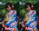 写真をナチュラルに可愛く加工します 盛りすぎず自然に仕上げたい方に! イメージ3