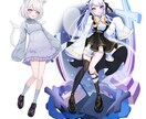 VTuber・配信者向け！可愛いイラスト作ります 可愛い×映える！依頼初心者さんも歓迎！【3名様まで割引中】 イメージ6