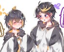 可愛い、ふわふわのキャラクターイラスト描きます アイコン、動画用イラスト、グッズ イメージ2