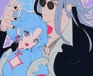 カップルイラスト（似顔絵、夢絵対応）描きます アイコン、立ち絵などあなたの活動に協力させてください！ イメージ3