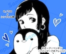推しのカラーやモチーフで概念アイコン描きます 推し活専門★普段使いに最適◎個性が引き立つ漫画風テイスト イメージ5