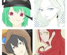 SNS等のヘッダー イラスト アイコン描きます 様々なテイスト！可愛いからカッコイイまで！ イメージ4