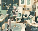 生き生きとした魅力のある一枚絵を描きます MVイラスト、サムネイル、配信背景、記念イラスト等 イメージ2